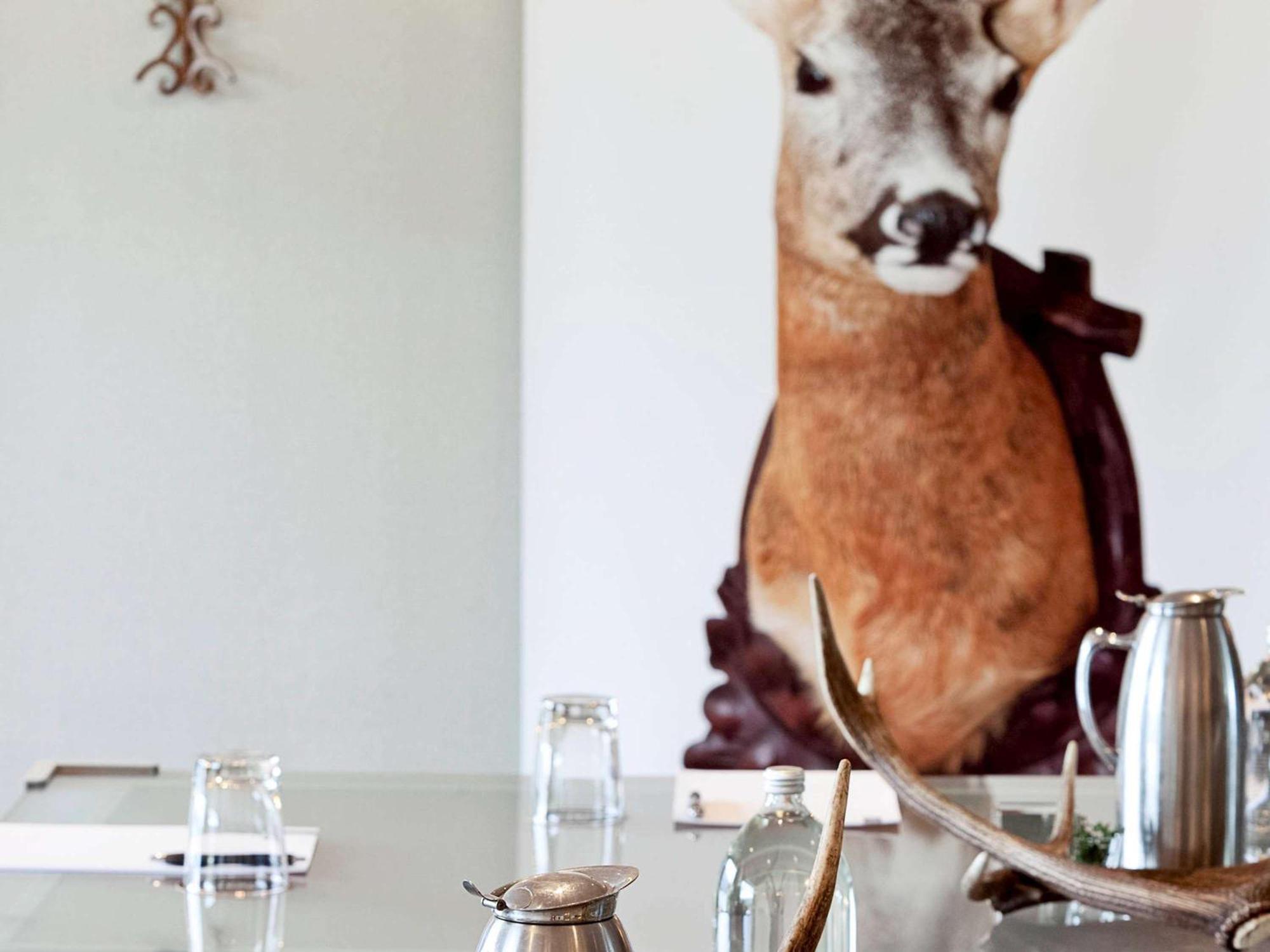 โรงแรมเซนต์มอริตซ์ ควีนส์ทาวน์ - เอ็มแกลเลอรี ภายนอก รูปภาพ A trophy of a bighorn sheep